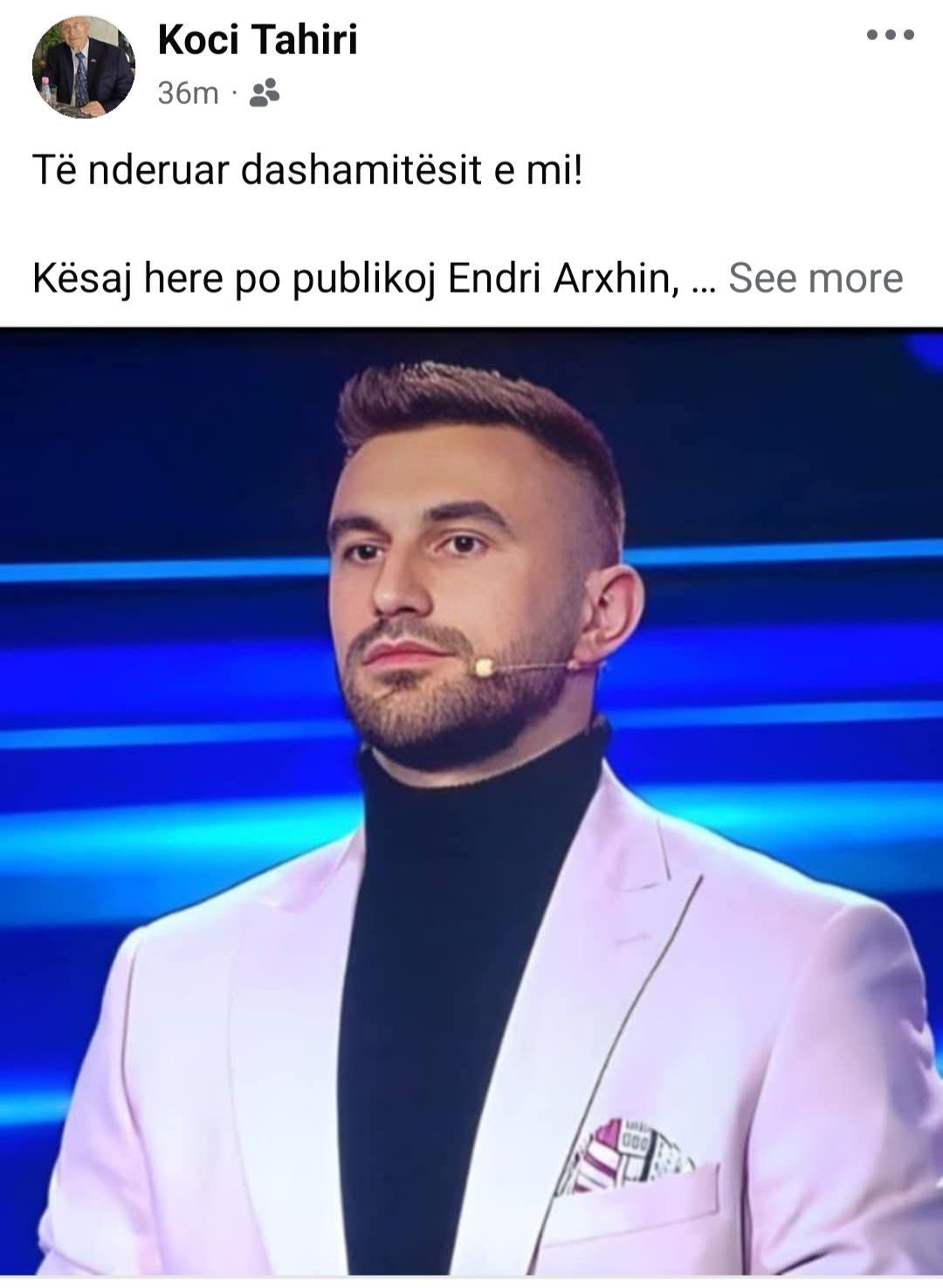Ish deputeti i Shqipërisë/Kësaj here po shkruaj për Endri Axhi