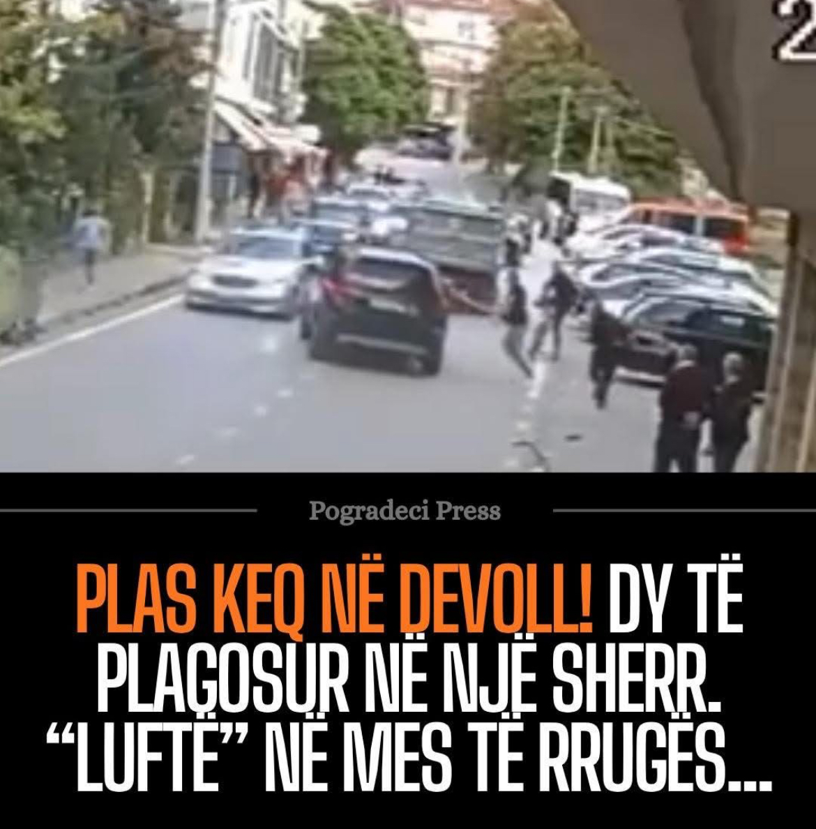 Një konflikt i dhunshëm është regjistruar paraditen e sotme në qytetin e Bilishtit, ku dy persona kanë mbetur të plagosur.
