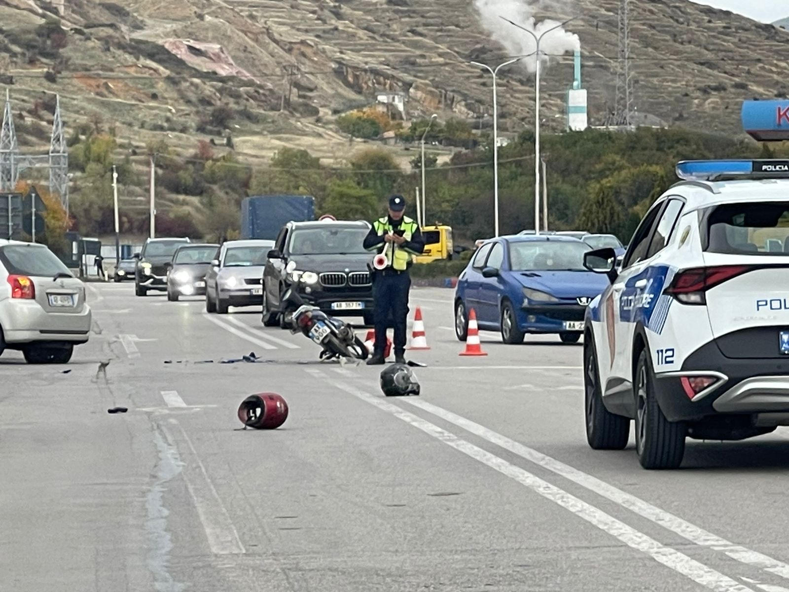 Aksident në aksin Korçë–Pogradec, plagosen dy persona
