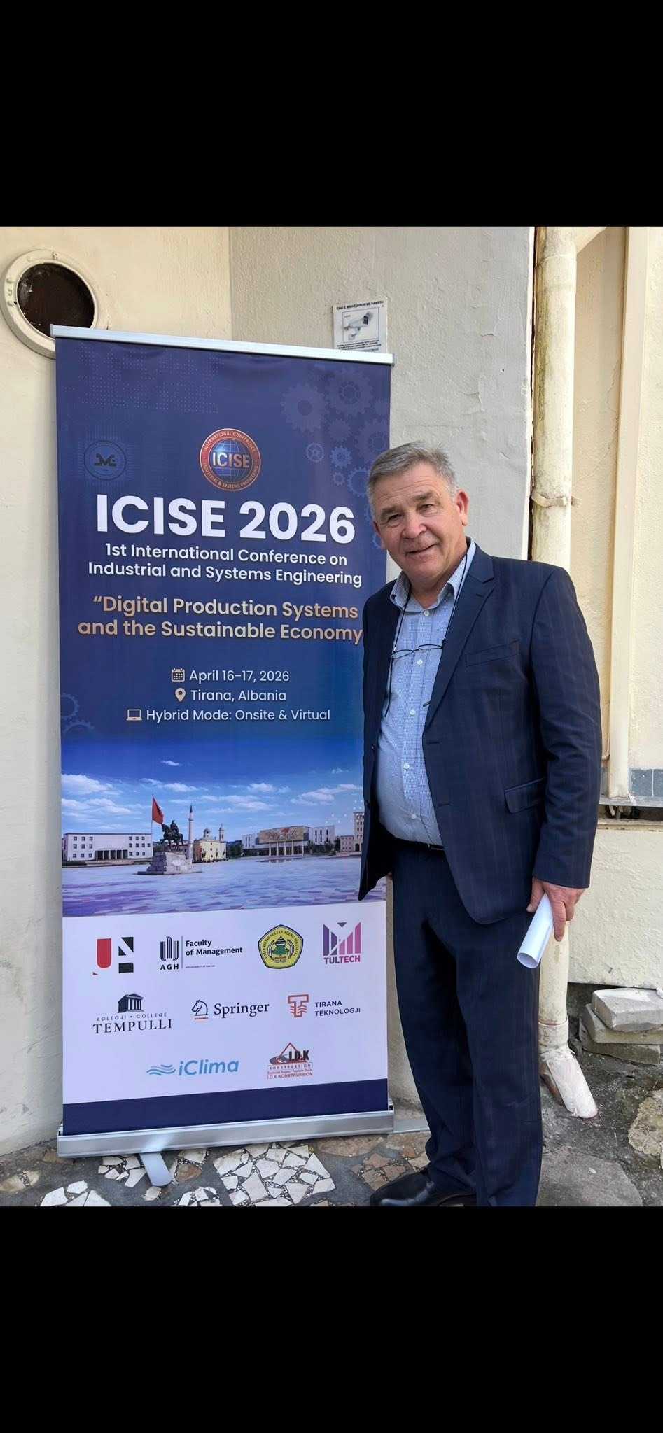 Msc.Ing. Artur Make vlerësohet me çmim ndërkombëtar në Tiranë