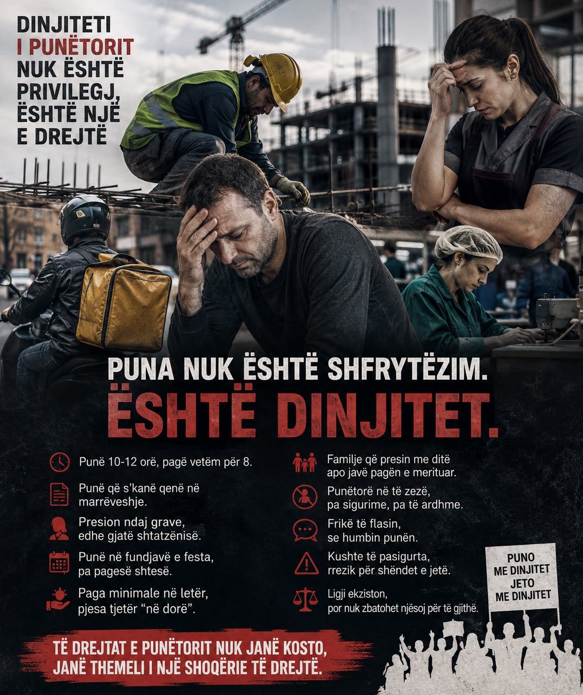 Nga L.M/ Nëse doni një arsye për të protestuar, shikoni si trajtohet punëtori shqiptar