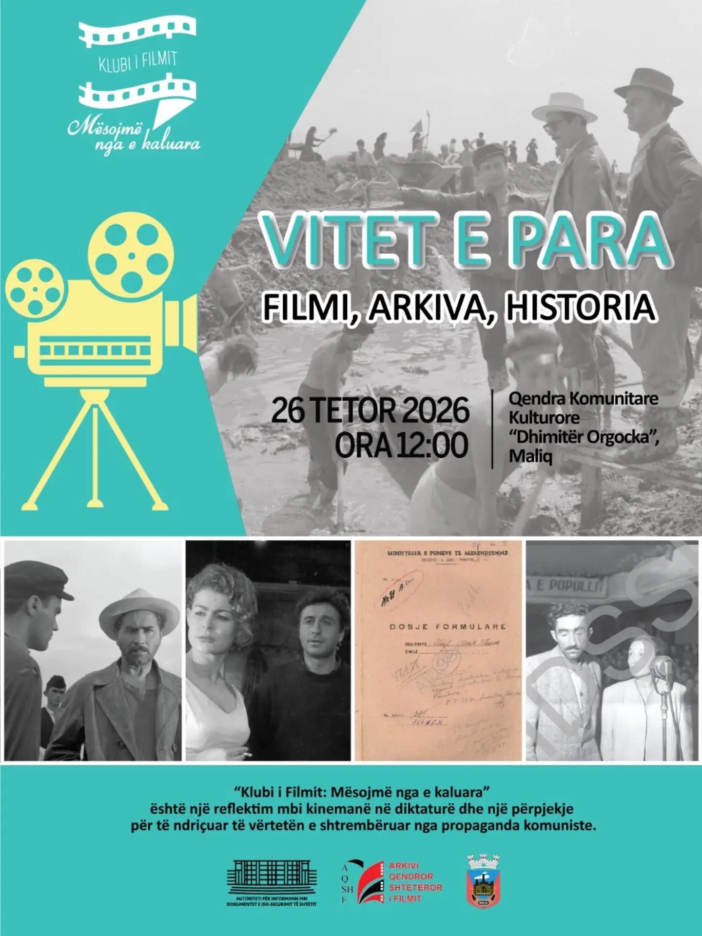 “Vitet e Para” – Një udhëtim në historinë e filmit, fotografisë dhe arkivave në Maliq